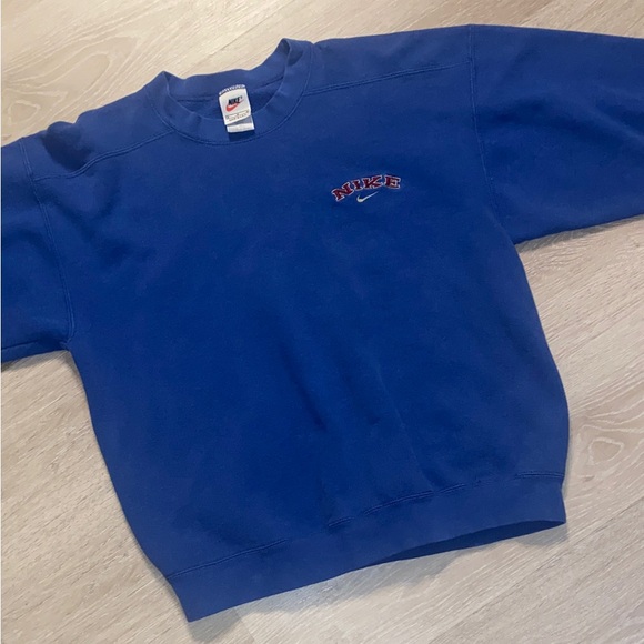 Vintage 90’s Nike Crewneck Embroidered Logo - Picture 1 of 7